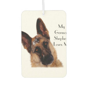 Beautiful German Shepherd Car Air Freshener