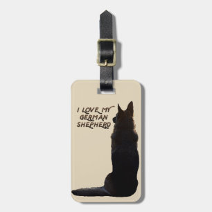 Beautiful German Shepherd Dog Luggage Tag