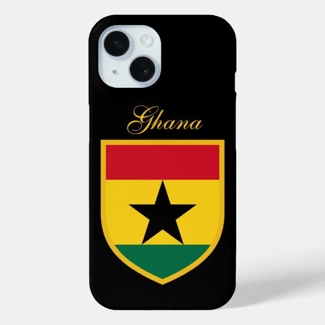 Beautiful Ghana Flag Case-Mate iPhone Case (Back)