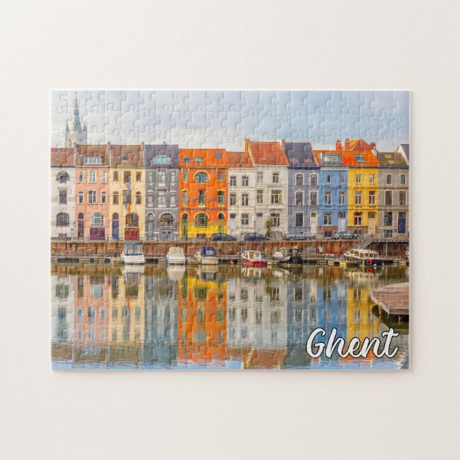 Beautiful Ghent, Belgium Jigsaw Puzzle (Horizontal)