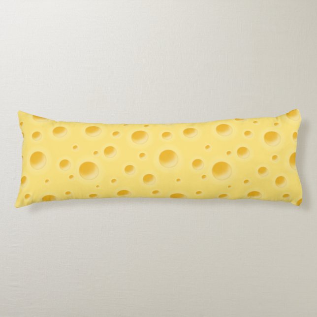 Beautiful Giant Swiss Cheese  Body Cushion (Front)