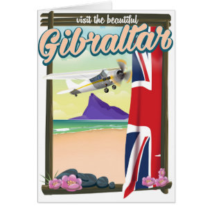 Beautiful Gibraltar Travel poster