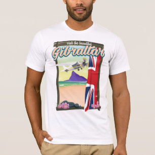 Beautiful Gibraltar Travel poster T-Shirt