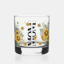 Beautiful Gift For Mum Watercolor Sunflower Floral