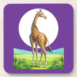 beautiful giraffe coaster