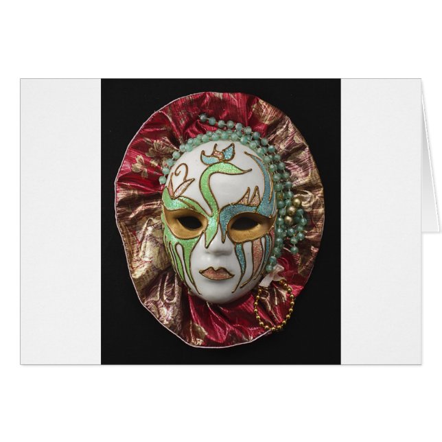 Beautiful Girl Carnival Mask (Front Horizontal)