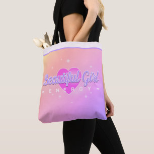 Beautiful Girl Energy PINK Tote Bag