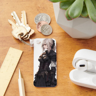 Beautiful Girl Fantasy Anime Key Ring