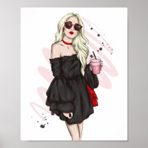 Beautiful girl in stylish clothes with fashion acc