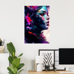Beautiful Girl Portrait Poster