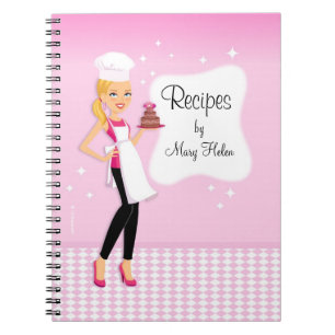 Beautiful Girl Recipe Jounal Notebook
