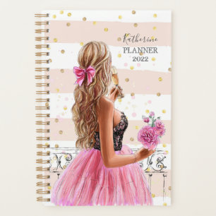 Beautiful Girl Spiral Photo Planner