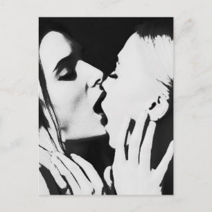 Beautiful girls postcard