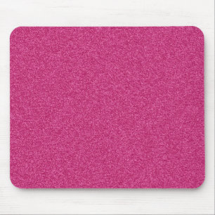 Beautiful girly hot pink glitter effect background mouse mat