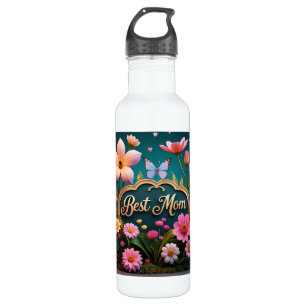 Beautiful glam mother's day flowers  710 ml water bottle