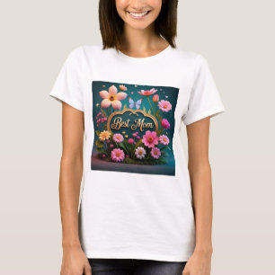 Beautiful glam mother's day flowers T-Shirt