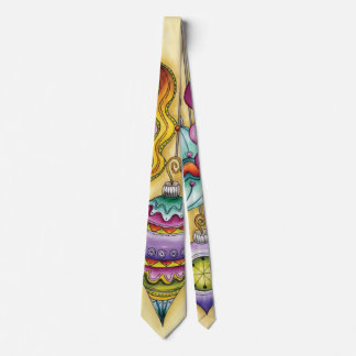 Beautiful Glass Colourful Christmas Ornaments Tie