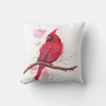 Beautiful Glittery Red Bird