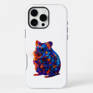 Beautiful Glowing Hamster Art iPhone 16 Pro Max Case