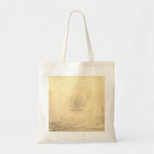 Beautiful Gold Lotus , Zen Tote Bag