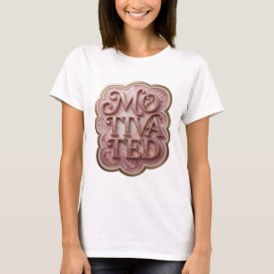 Beautiful Gold MOTIVATED Text Design T-Shirt