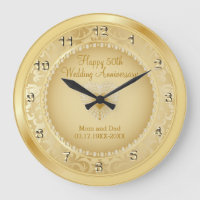 Beautiful Golden 50th Wedding Anniversary