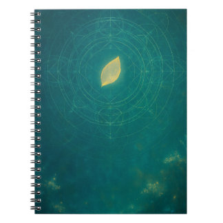 Beautiful Golden Leaf Notebook