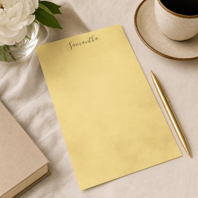 Beautiful Golden Parchment Stationery (Creator Uploaded)