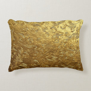 Beautiful Golden pattern Decorative Cushion