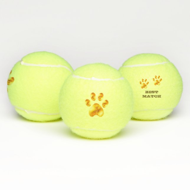 Beautiful Golden Paws Tennis Balls (Multi)