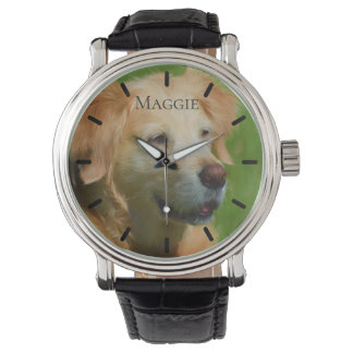Beautiful Golden Retriever Custom Personalised Watch