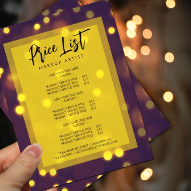 Beautiful Golden Sparkles sale promotion  Flyer (#browngoldflyer #sparklesflyer #blackfriday #holiday #Christmas #price #makeupartist #sale #shiny)