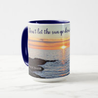 Beautiful Golden Sunset on Ocean Anger Bible Verse