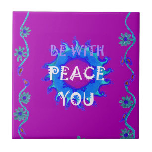 Beautiful golden yellow amazing graphic design tile