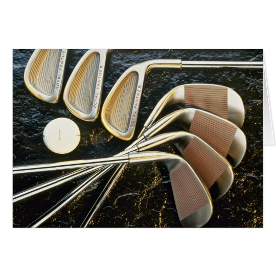 Beautiful Golf clubs Card