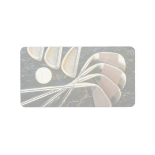 Beautiful Golf clubs Label