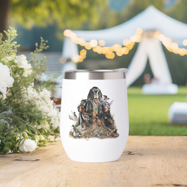 Beautiful Gordon  Setter  ,  Art  (Wedding)