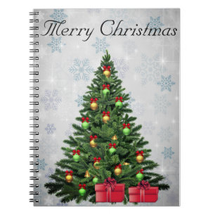 Beautiful, Gorgeous, Sparkly, Pine Tree Notebook