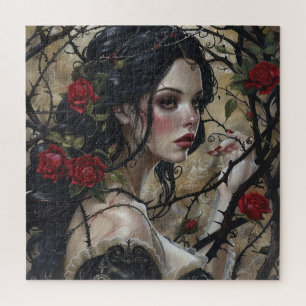Beautiful Gothic Woman Jigsaw Puzzle