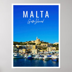 Beautiful Gozo Island Malta Poster