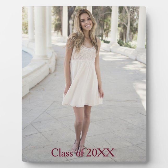 Beautiful Graduate Photo Plaque (Front)