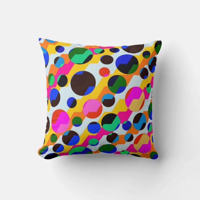 beautiful graffiti grunge texture abstract backgro cushion (Front)