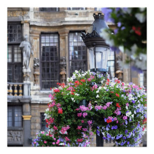 Beautiful Grand Place of Brussels, Belgium Poster
