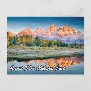 Beautiful Grand Teton National Park, Wyoming Postcard
