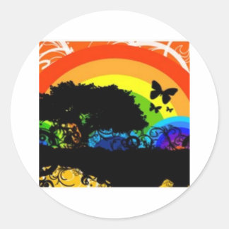 Beautiful graphics classic round sticker