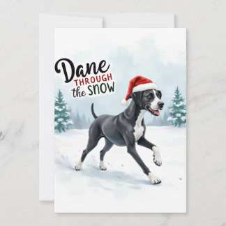 Beautiful Great Dane greeting card