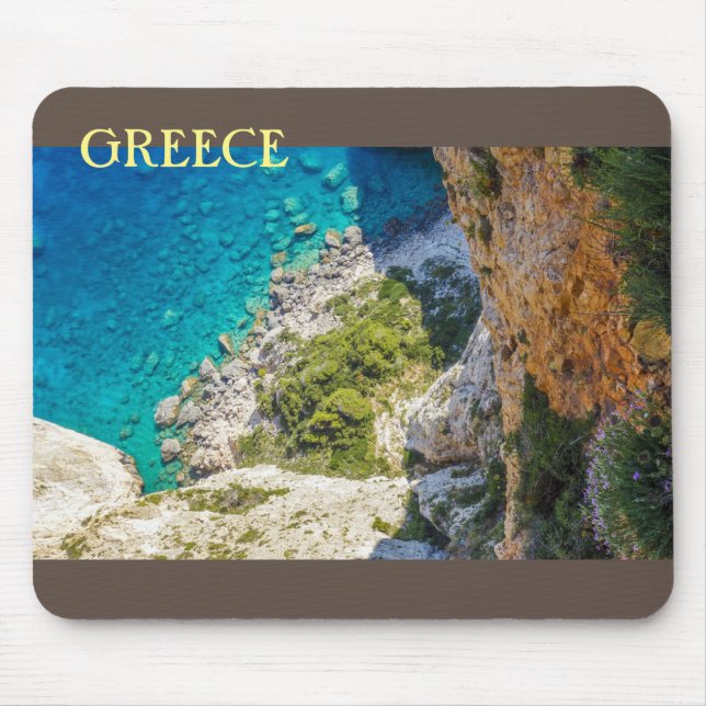 Beautiful Greece Mouse Mat (Front)