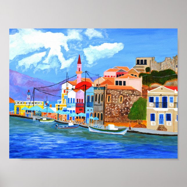 Beautiful Greece Poster (Front)