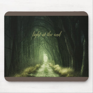 Beautiful Green Dark Forest Mouse Mat