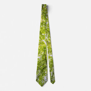 Beautiful Green Forest Tie